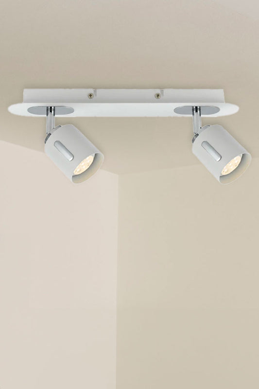 white spotlight with two lights
