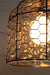2 honeycomb and tessallated design metal wire frame vintage pendant lighting