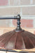 3 light pendant vintage umbrella with rusty shades use for restaurant fitouts cafe lighting or kitchen lights over kitchen island benches