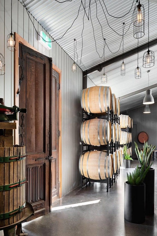 9 pendant light in rustic restaurant