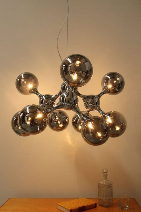 9 light pendant chandelier contemporary lighting with retro influence