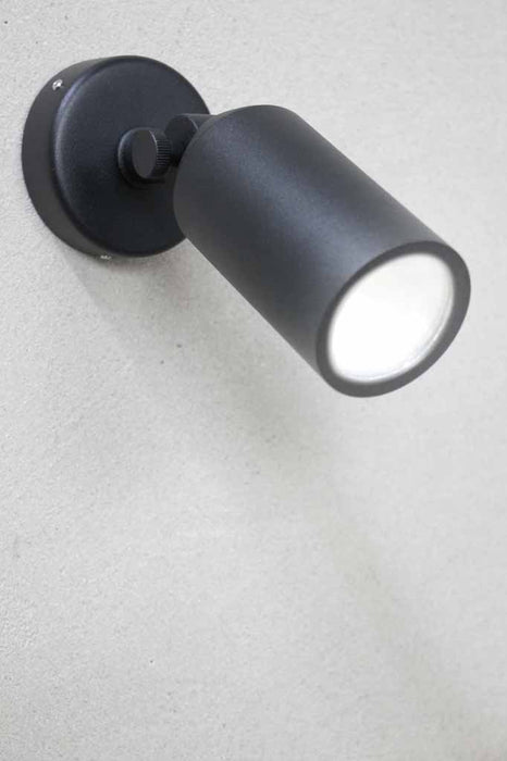 Adjustable-LED-wall-light in black