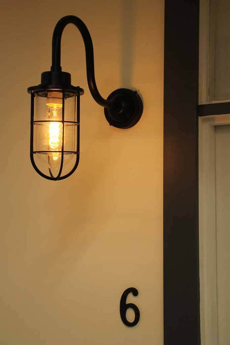 Atlantic outdoor wall light. black exterior light for home or commercial lighting projects