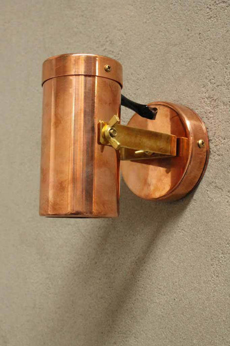 Australian outdoor wall lighting. copper spotlights for garden. wall lighting for outdoors.