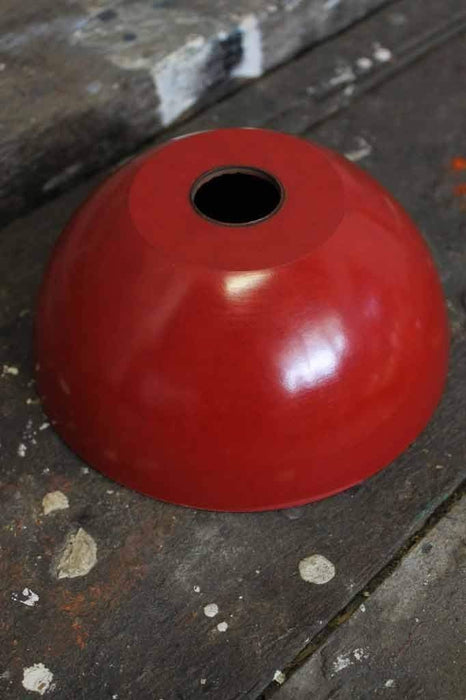 Bakelite Bowl Close To Ceiling Light. red ceiling light. Close to ceiling lights for low ceilings. 