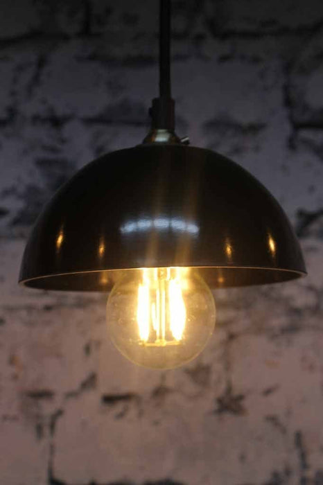 Baklite bowl chandelier has shades available in 6 colours each with distinct vintage character