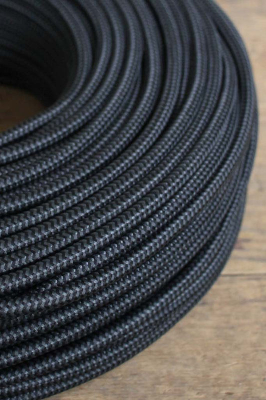 Black and Grey Zig Zag Cord