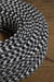 Black and White Houndstooth Cord