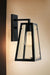 Black bronze modern lantern wall light