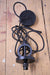 Dixon black pendant cord with disc