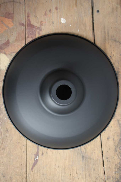 Steel shade in black finish