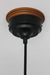 Round cord with wooden mounting block