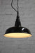 Industrial light with Black Shade 