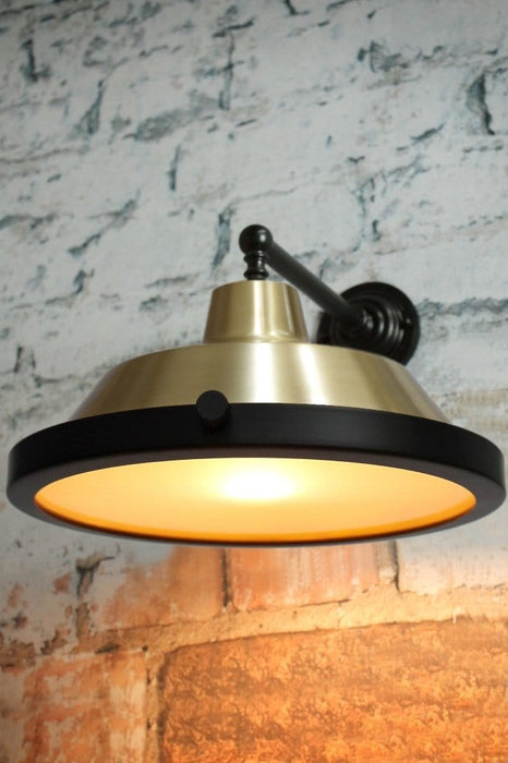 Factory Wall Light with Covers