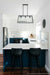 Broadview Glass Pendant Light in a kitchen