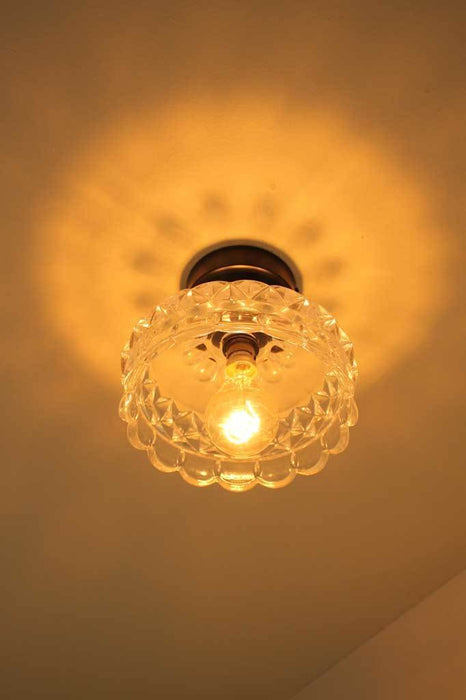 C130 vintage glass ceiling light online lighting Australia lattice design