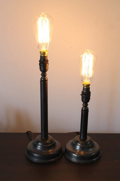 candlesticks in small and large