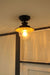 Ceiling light for outdoor use. vintage style flush mount light. vintage style exterior lights.