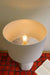 Chevron ceramic table lamp. retro vintage design with inline switch. online lighting Melbourne Sydney Perth