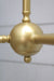 Gold/brass steel chandelier middle