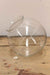 small clear glass shade