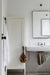 bathroom light with wall sconce
