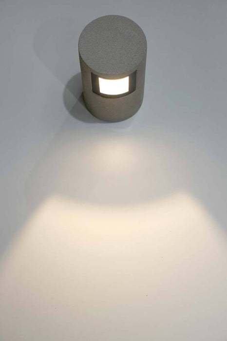 Concrete outdoor LED wall light