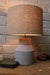 Concrete and timber table lamp industrial table lamp