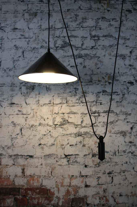 Cone Pulley Pendant Light