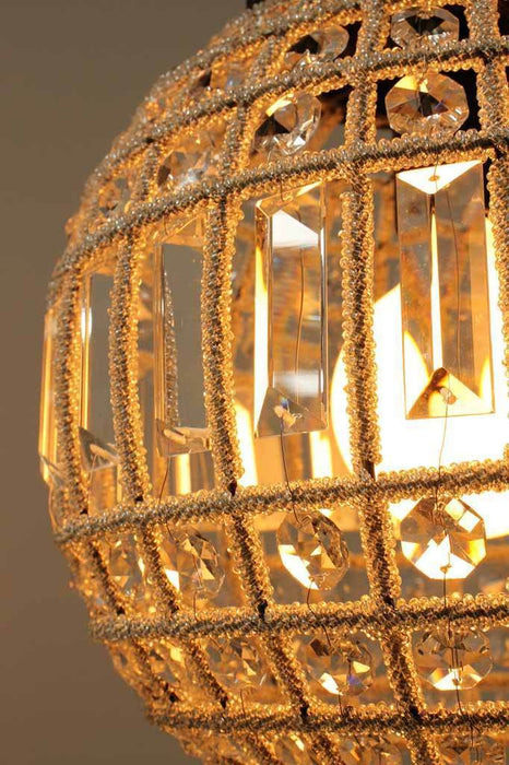 Crystal ball lights. french provincial lighting. regal lighting for master bedroom.