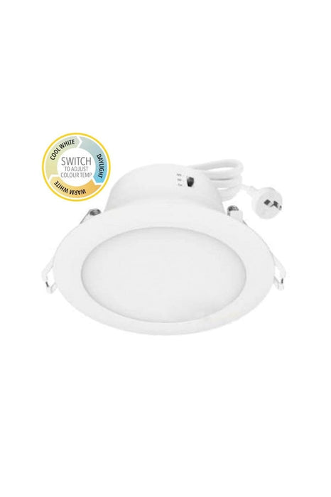 White downlight with adjustable colour temperature