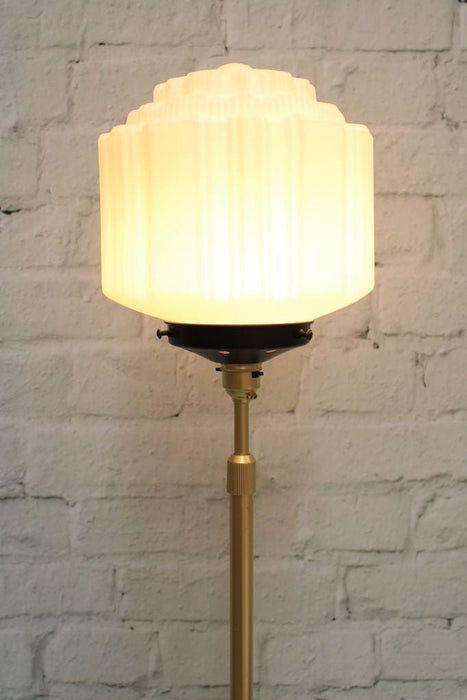 Deco Glass Floor Lamp Gold