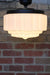 Deco glass close to ceiling light. elegant style of lighting for bedroom hallway or lounge room