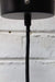E27 metal lampholder pendant cord with matt black ceiling rose