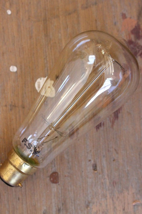 Edison light bulb squirrel cage filament 25w