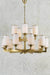 Elegant statement large abercrombie chandelier in 15 light configuration