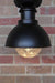 Expressway outdoor ceiling light. under eave light. urban rustic light style with crystal light bulb