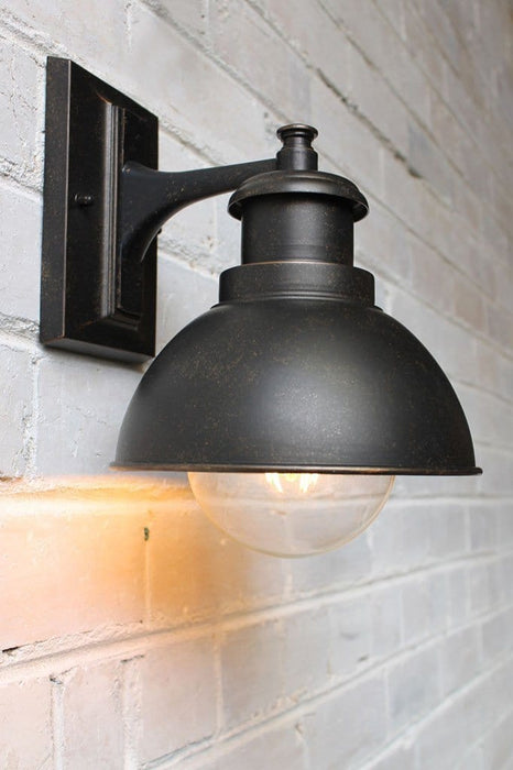 Expressway wall light in brown