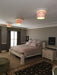 Fabric ceiling light for bedroom lighting