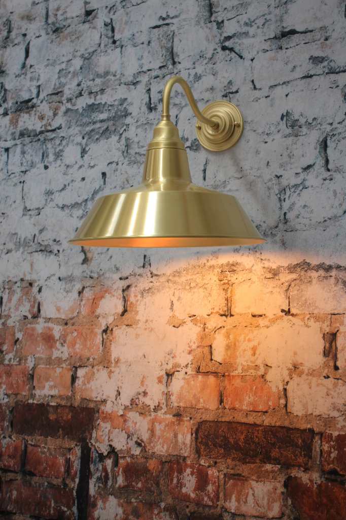 Factory Gooseneck Outdoor Wall Light Heritage Lighting — Fat Shack Vintage