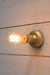 Gold/brass steel flush mount lampholder
