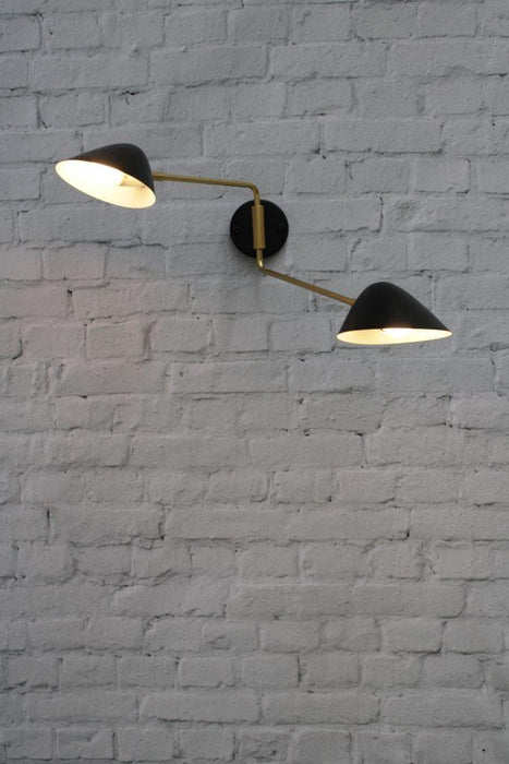 Vintage wall light inspired by 1950s French design