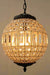 French provincial crystal lighting. crystal ball pendant lights. powder room lighting