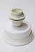 Lamp holder with a white wooden mounting block 