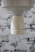 Gloss white lampholder flush mount. gloss white ceiling rose. Australia wide lighting