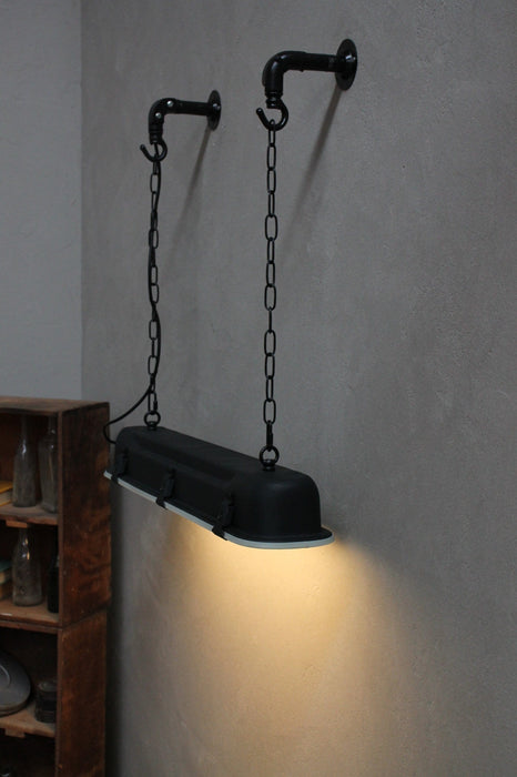Hanging wall light. metal chain with hook sconce. online lighting Australia