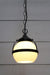 Huxley pendant with black chain and small open shade
