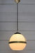 Huxley pendant with gold cord and large open shade