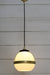 Huxley Pendant with gold cord and medium open shade