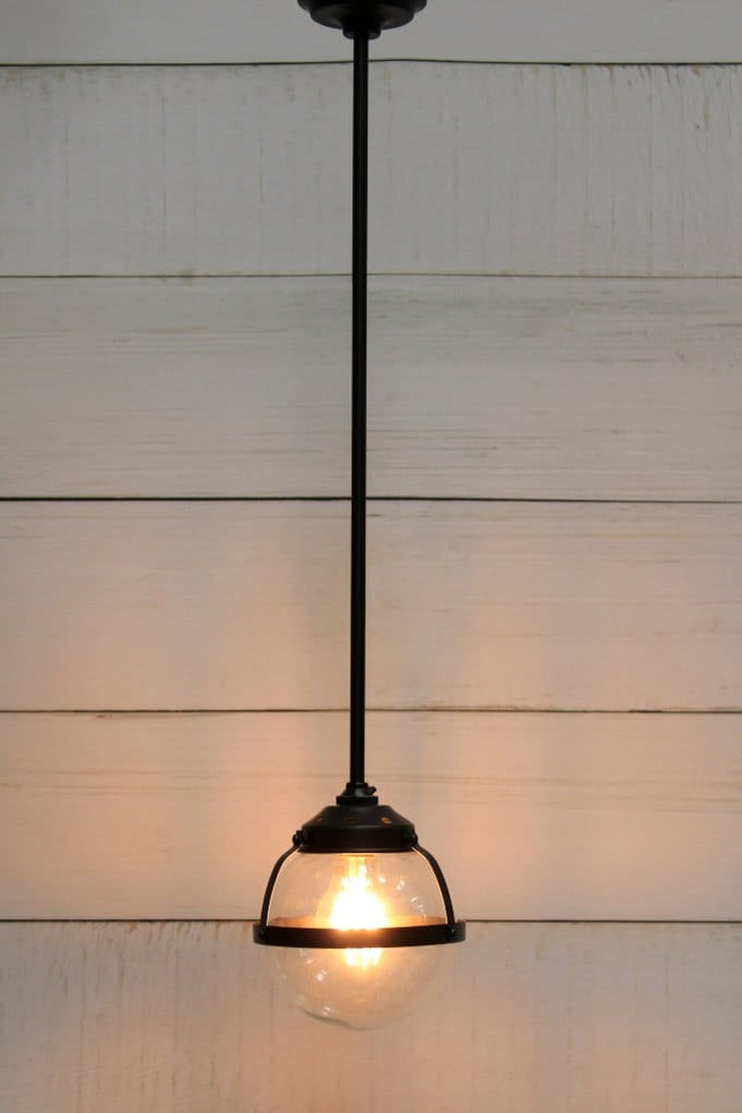 Huxley Glass Pendant Light — Fat Shack Vintage